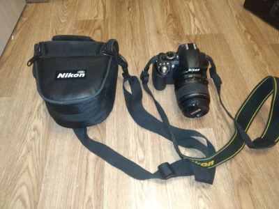 Лот: 17340439. Фото: 1. Nikon d3100. Объективы