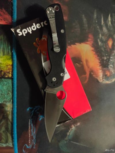 Лот: 16275244. Фото: 1. Нож Новый клон Spyderco para 2. Ножи, топоры
