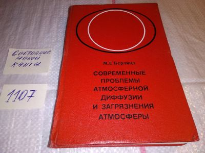 Лот: 17292425. Фото: 1. Берлянд М.Е. Современные проблемы... Науки о Земле