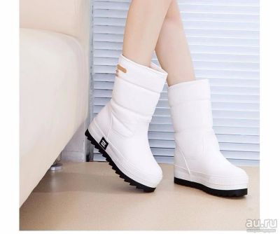 Лот: 9094088. Фото: 1. Сапоги на сплошной платформе -... Сапоги