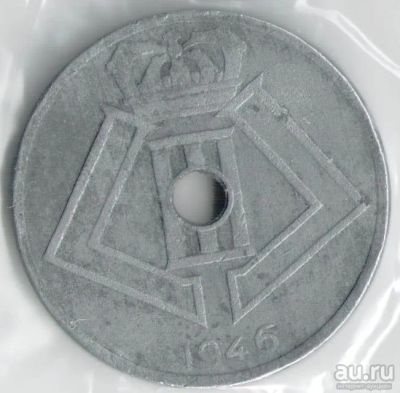 Лот: 13057704. Фото: 1. Бельгия 25 сантимов 1946 года... Европа