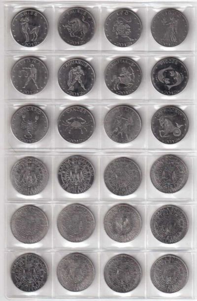 Лот: 3993900. Фото: 1. Сомалиленд 12 монет по 10 шиллингов... Африка