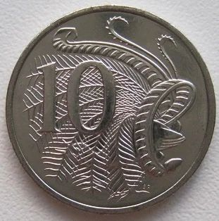 Лот: 8078746. Фото: 1. Австралия 10 центов 2016. 50 лет... Австралия и Океания