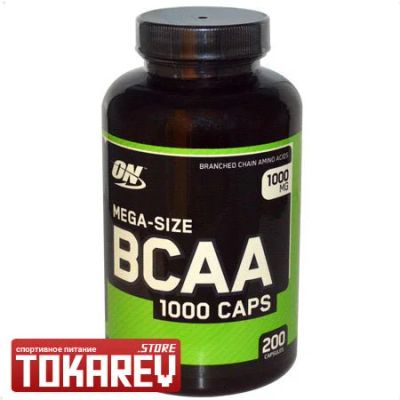 Лот: 5273012. Фото: 1. БЦАА Optimum Nutrition Mega-Sized... Спортивное питание, витамины