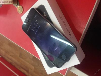 Лот: 5803628. Фото: 1. Iphone 5s 16gb Space Gray Б/У. Смартфоны
