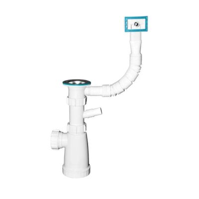 Лот: 24088527. Фото: 1. Сифон для мойки, ИНКОПЛАСТ, BS4000W. Водоотведение, водостоки и канализация