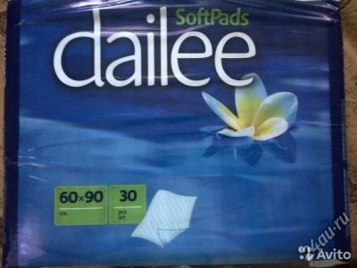 Лот: 6817932. Фото: 1. Пеленки Dailee, упаковка 30 шт... Другое (красота и здоровье)