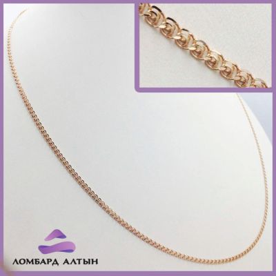 Лот: 8184669. Фото: 1. Золотая цепь 585 пробы. Вес 3... Цепочки