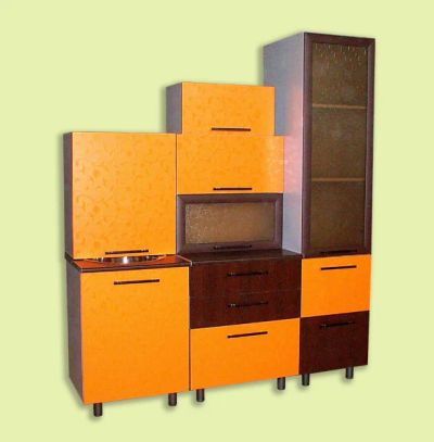 Лот: 6690326. Фото: 1. Кухня Этюд 1,80 с колонкой (код... Кухонные гарнитуры