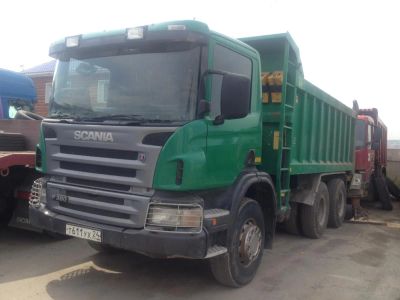 Лот: 6048717. Фото: 1. Scania P380, 2008 год, самосвал. Грузовики, автобусы, спецтехника