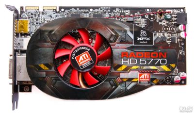 Лот: 9401783. Фото: 1. XFX Radeon HD 5770 DirectX 11... Видеокарты