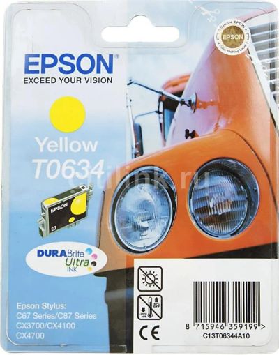 Лот: 11408953. Фото: 1. Картридж (Т06344А) Epson Stylus... Картриджи, расходные материалы