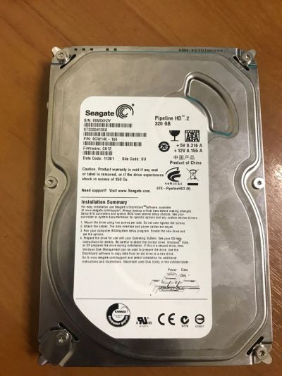 Лот: 17422372. Фото: 1. Жесткий диск Seagate 320GB. Жёсткие диски (HDD)