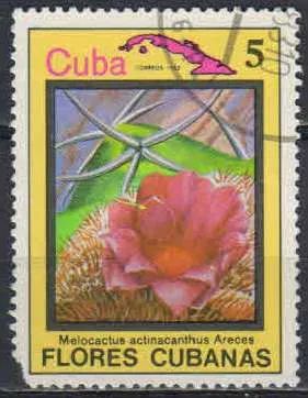 Лот: 21539255. Фото: 1. 1983. Куба. Флора и фауна - Цветы... Марки