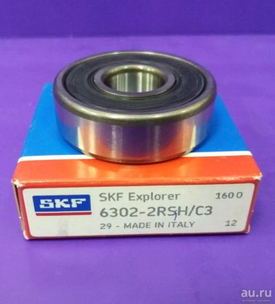 Лот: 14052277. Фото: 1. 6302-2RSH/С3 SKF (15*42*13) подшипник. Запчасти