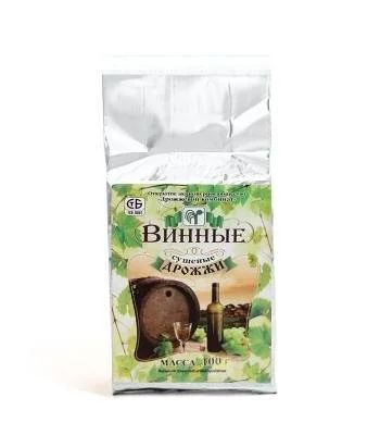 Лот: 3292118. Фото: 1. Дрожжи винные 100 гр. Напитки