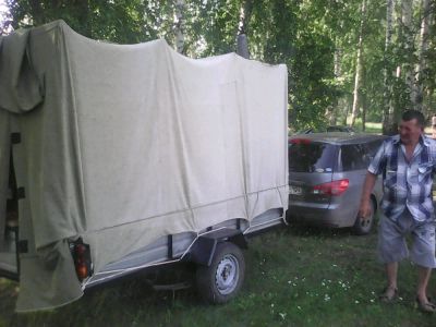 Лот: 7859655. Фото: 1. Баня на колесах. Прицепы, полуприцепы