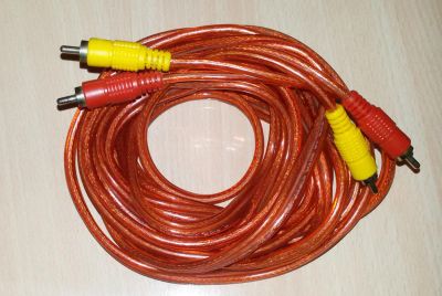 Лот: 4737300. Фото: 1. шнур 2RCA на 2RCA - 4 метра. Шнуры, кабели, разъёмы