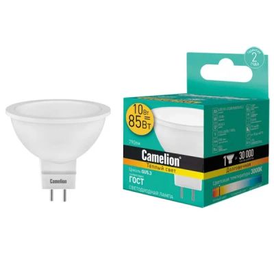 Лот: 24513182. Фото: 1. Светодиодная лампа Camelion LED10-JCDR... Лампочки