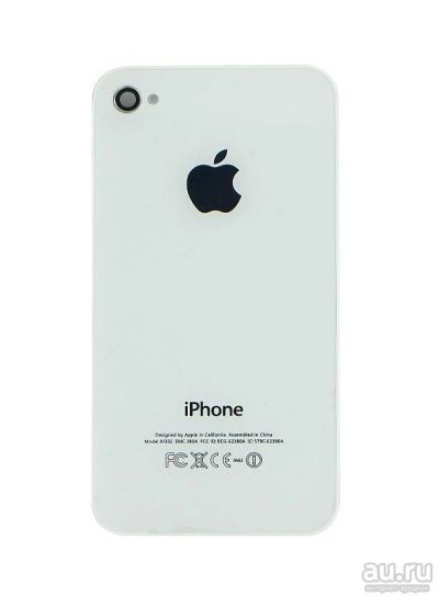 Лот: 8594124. Фото: 1. Задняя крышка стекло iphone 4... Корпуса, клавиатуры, кнопки