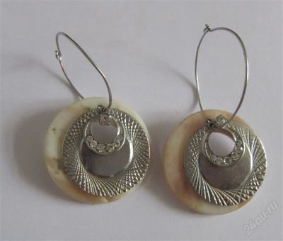 Лот: 1950473. Фото: 1. сережки. Серьги, каффы