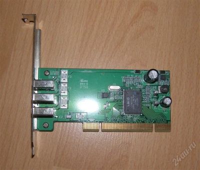 Лот: 2955193. Фото: 1. Pinnacle IEEE1394 карта. Платы расширения, контроллеры, доп. порты