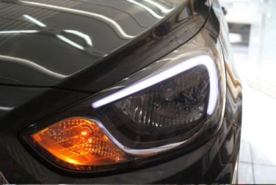 Лот: 5531808. Фото: 1. Фара Hyundai Solaris 2011+ R+L. Оптика и освещение