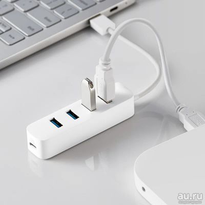 Лот: 17126410. Фото: 1. Адаптер сплиттер Xiaomi USB 3... USB хабы