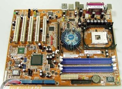Лот: 980575. Фото: 1. Материнская плата Abit IS7 Socket... Материнские платы