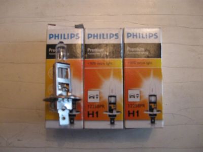 Лот: 10928642. Фото: 1. Лампа H1 Philips 12 V 55 W Premium... Оптика и освещение
