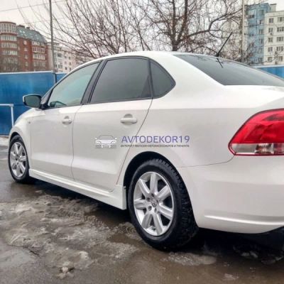 Лот: 17300126. Фото: 1. Накладки на пороги Volkswagen... Детали тюнинга