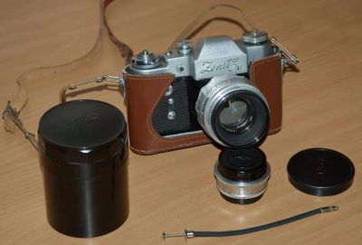 Лот: 5971617. Фото: 1. фотоаппарат Zenit 3M. Плёночные зеркальные