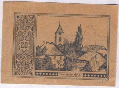 Лот: 1420313. Фото: 1. Австрия. Нотгельд. 20 геллер 1920г... Германия и Австрия