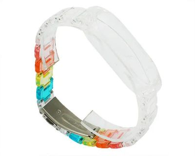 Лот: 20886279. Фото: 1. Ремешок Xiaomi Mi Band 5 PC clear... Смарт-часы, фитнес-браслеты, аксессуары