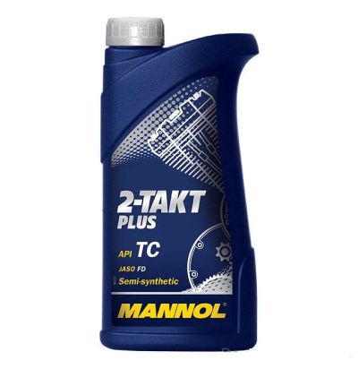 Лот: 14492587. Фото: 1. MANNOL 2-ТAKT PLUS (1л.) Полусинт... Масла, жидкости