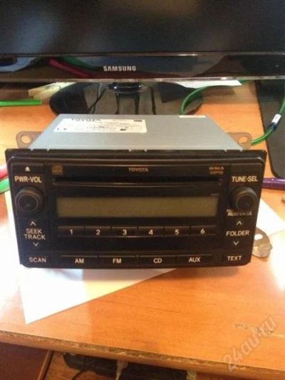 Лот: 2361874. Фото: 1. автомагнитола от Toyota Land cruiser... Автомагнитолы