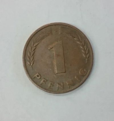 Лот: 19991374. Фото: 1. Монета Германия 1 пфенниг 1950г. Германия и Австрия