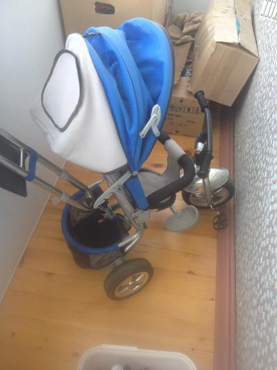 Лот: 7000895. Фото: 1. Велосипед трехколесный TRIKE синий. Красноярск
