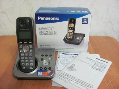 Лот: 1472985. Фото: 1. Panasonic KX-TG7225RU (цифровой... DECT и радиотелефоны