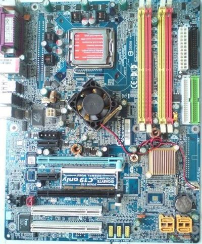 Лот: 409854. Фото: 1. Мать S775 GIGABYTE GA-8N-SLI. Материнские платы