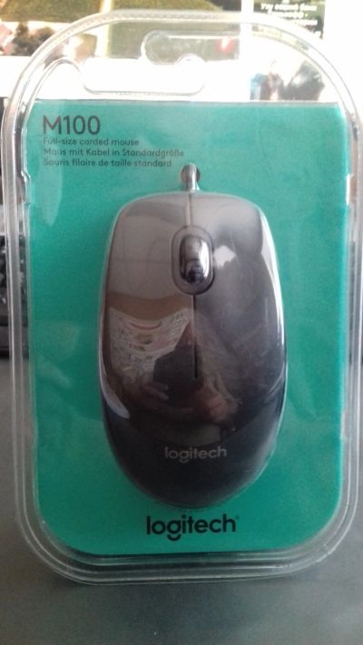 Лот: 19238858. Фото: 1. Мышь оптическая проводная Logitech... Клавиатуры и мыши