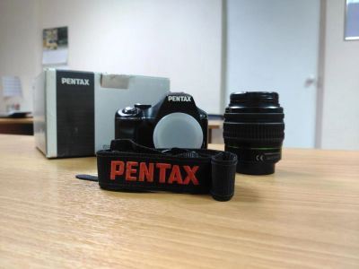 Лот: 8689312. Фото: 1. Pentax K-X цифровая зеркалка... Цифровые зеркальные