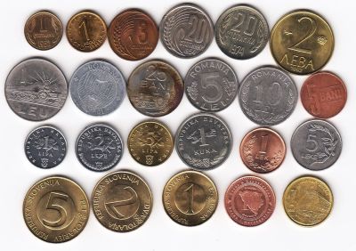 Лот: 11940653. Фото: 1. Европа 23 монеты_1. Европа