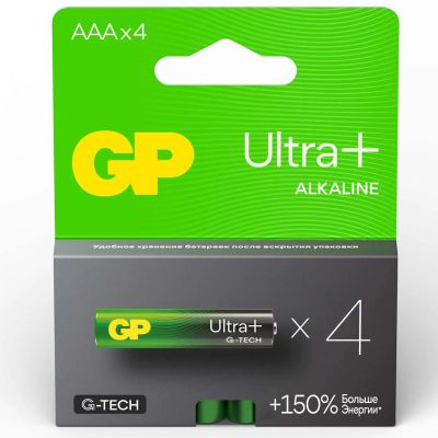 Лот: 24532064. Фото: 1. Батарейки GP Ultra Plus Alkaline... Батарейки, аккумуляторы, элементы питания