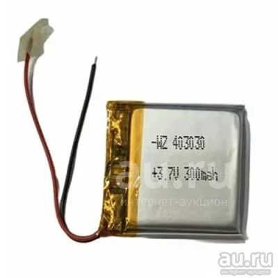 Лот: 18862711. Фото: 1. Аккумулятор 403030 3,7V 300mah. Аккумуляторы