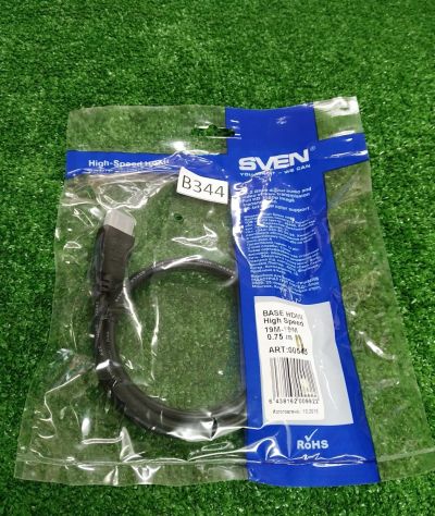 Лот: 14284707. Фото: 1. Кабель HDMI SVEN 00545 BASE High... Шлейфы, кабели, переходники