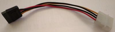 Лот: 10254623. Фото: 1. Переходник питания Molex PATA-SATA. Шлейфы, кабели, переходники