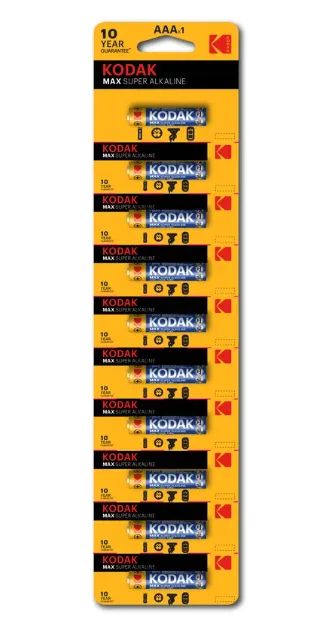 Лот: 21093739. Фото: 1. Батарейка Kodak Max Super Alkaline... Батарейки, аккумуляторы, элементы питания