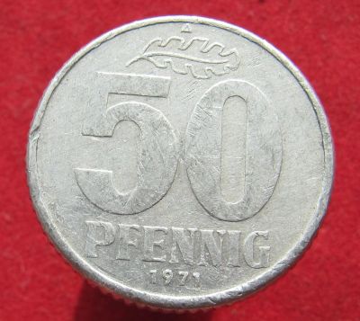 Лот: 16046319. Фото: 1. Германия - ГДР 50 пфеннигов, 1971г... Остальные страны