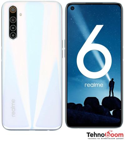 Лот: 17921372. Фото: 1. 6.5" Смартфон realme 6 4/128 ГБ... Смартфоны